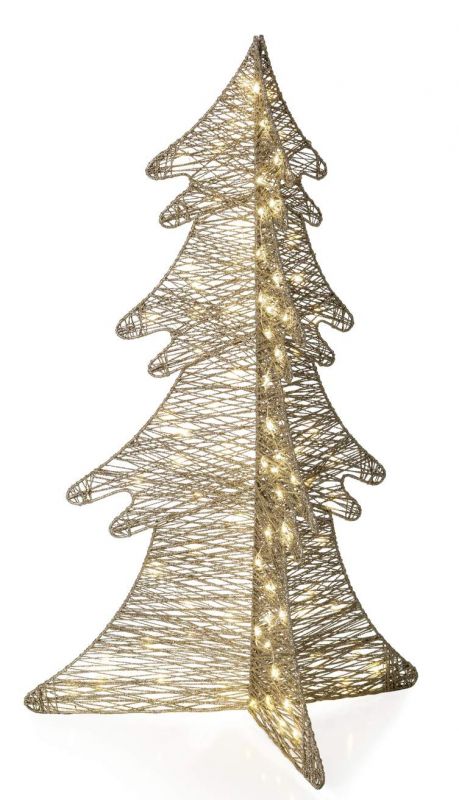 Glitter Tree M LED Glitzer Weihnachtsbaum H76 cm STT AG  